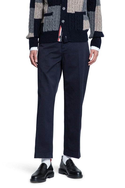 Garment Dyed Chino Trousers in Cotton Twill - Antonioli.eu