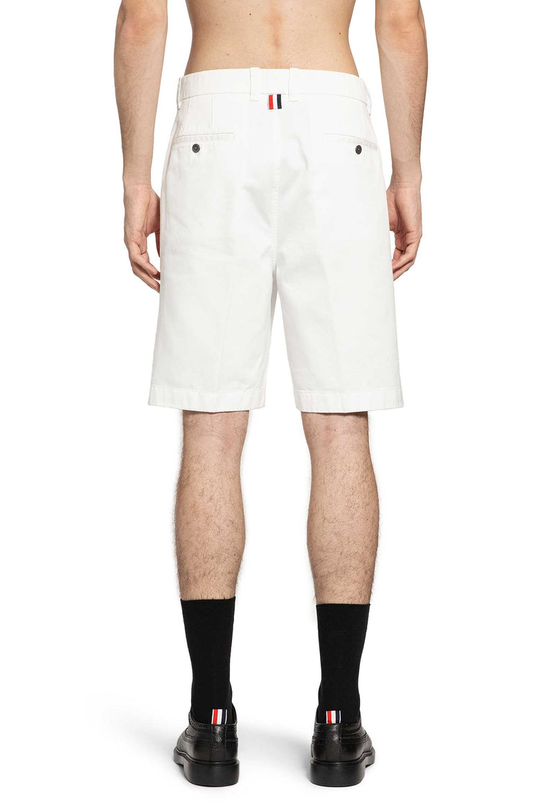 THOM BROWNE Utility Chinos in Garment Dyed Cotton Twill man