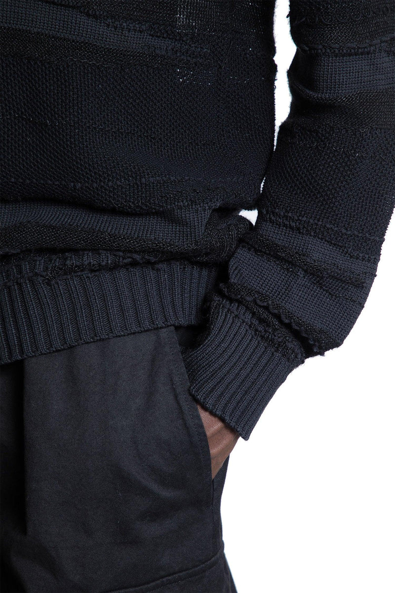 Sriped Multiyarn Cotton Nylon Sweater - Antonioli.eu