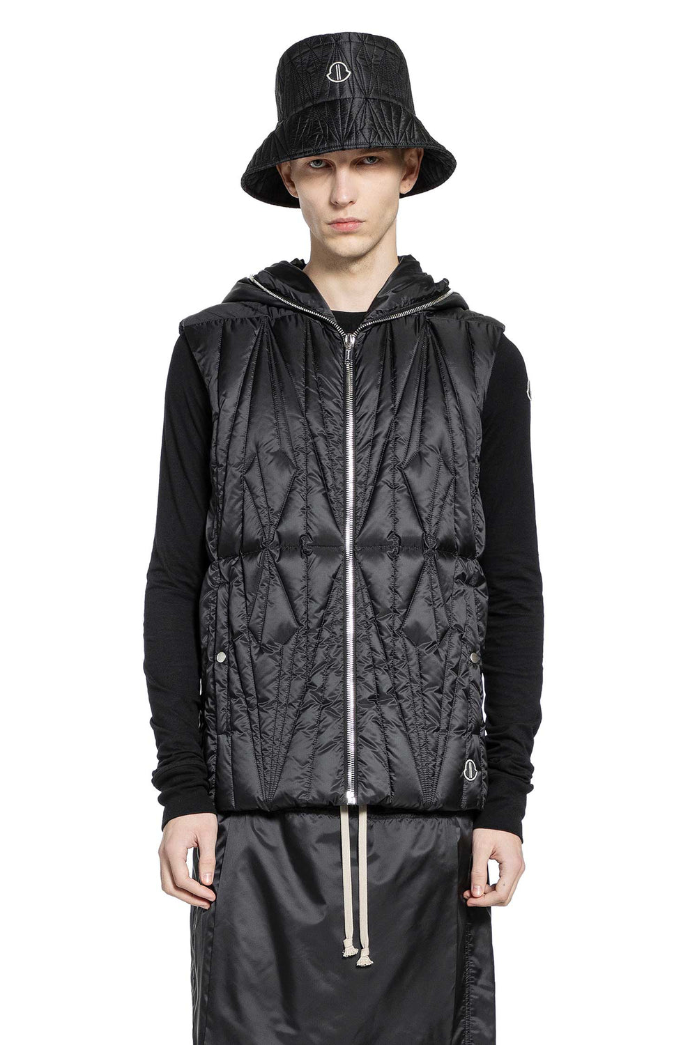 RICK OWENS Moncler x Rick Owens Geocamo Vest man