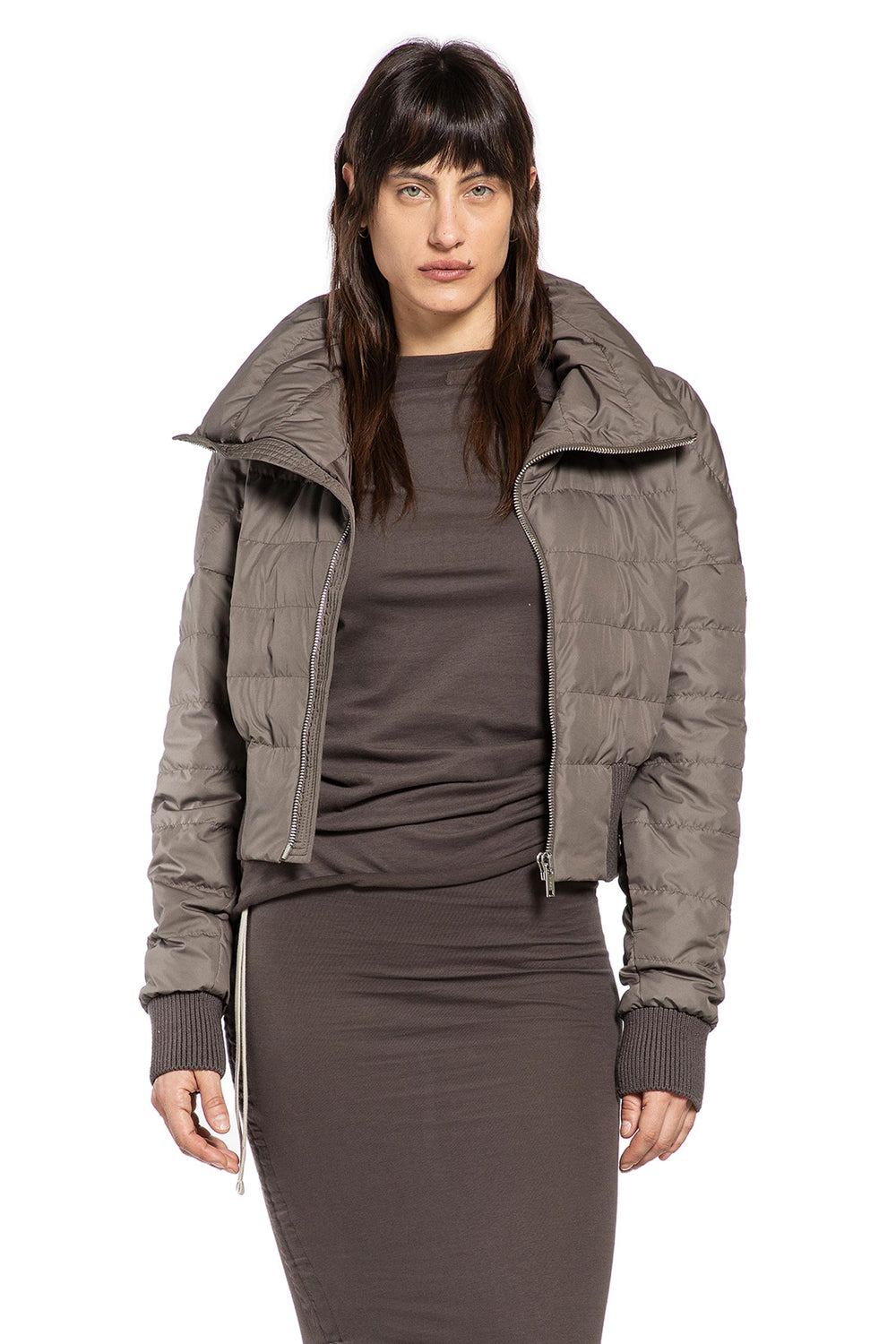 RICK OWENS Moncler x Rick Owens Cropped Down Jacket woman