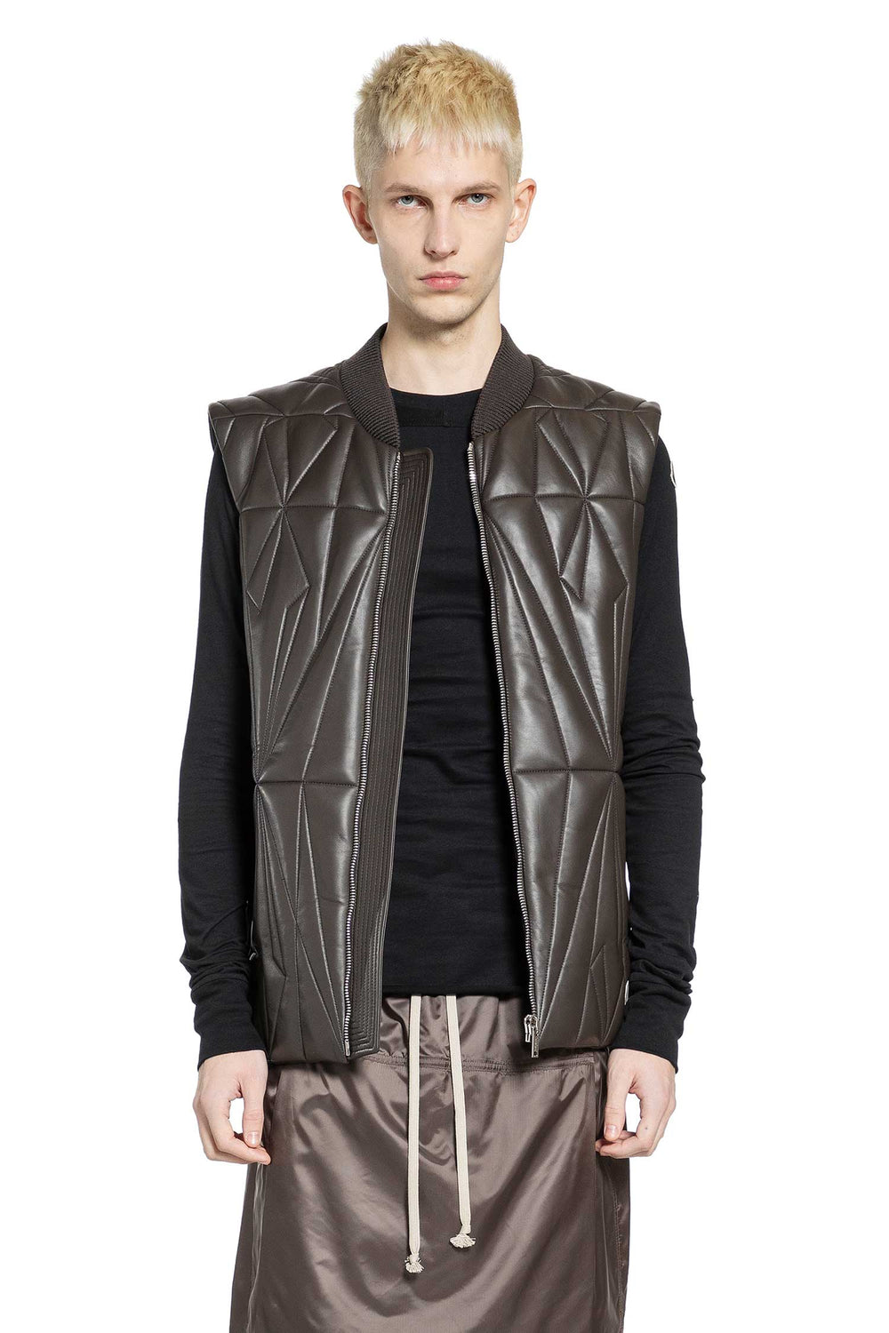 RICK OWENS Moncler x Rick Owens Geocamo Flight Vest man