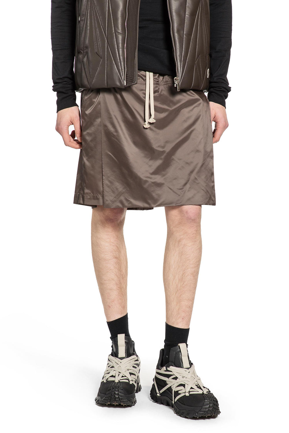 RICK OWENS Moncler x Rick Owens Collaboration Kiltshorts man