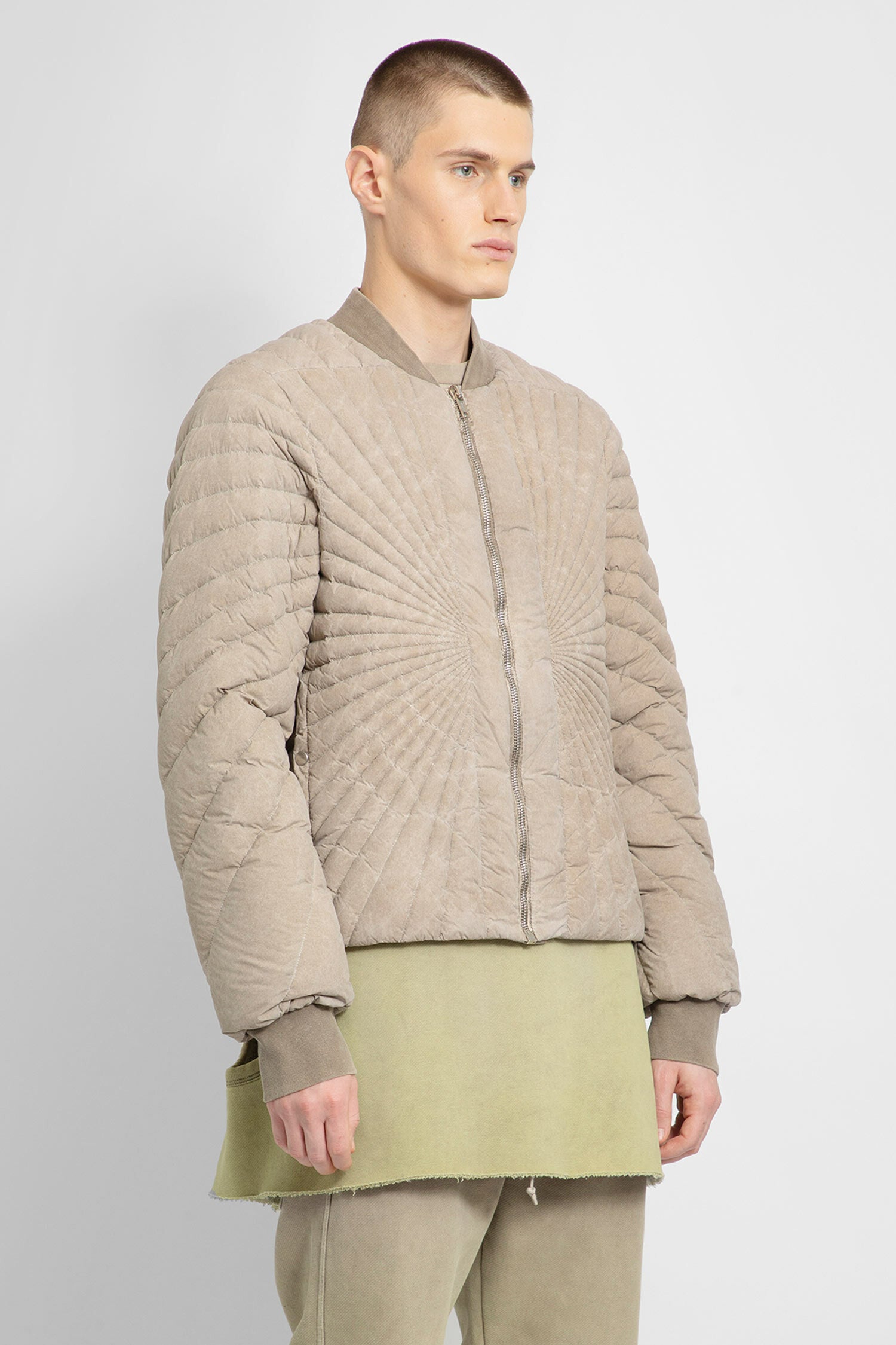 RICK OWENS MAN BEIGE JACKETS