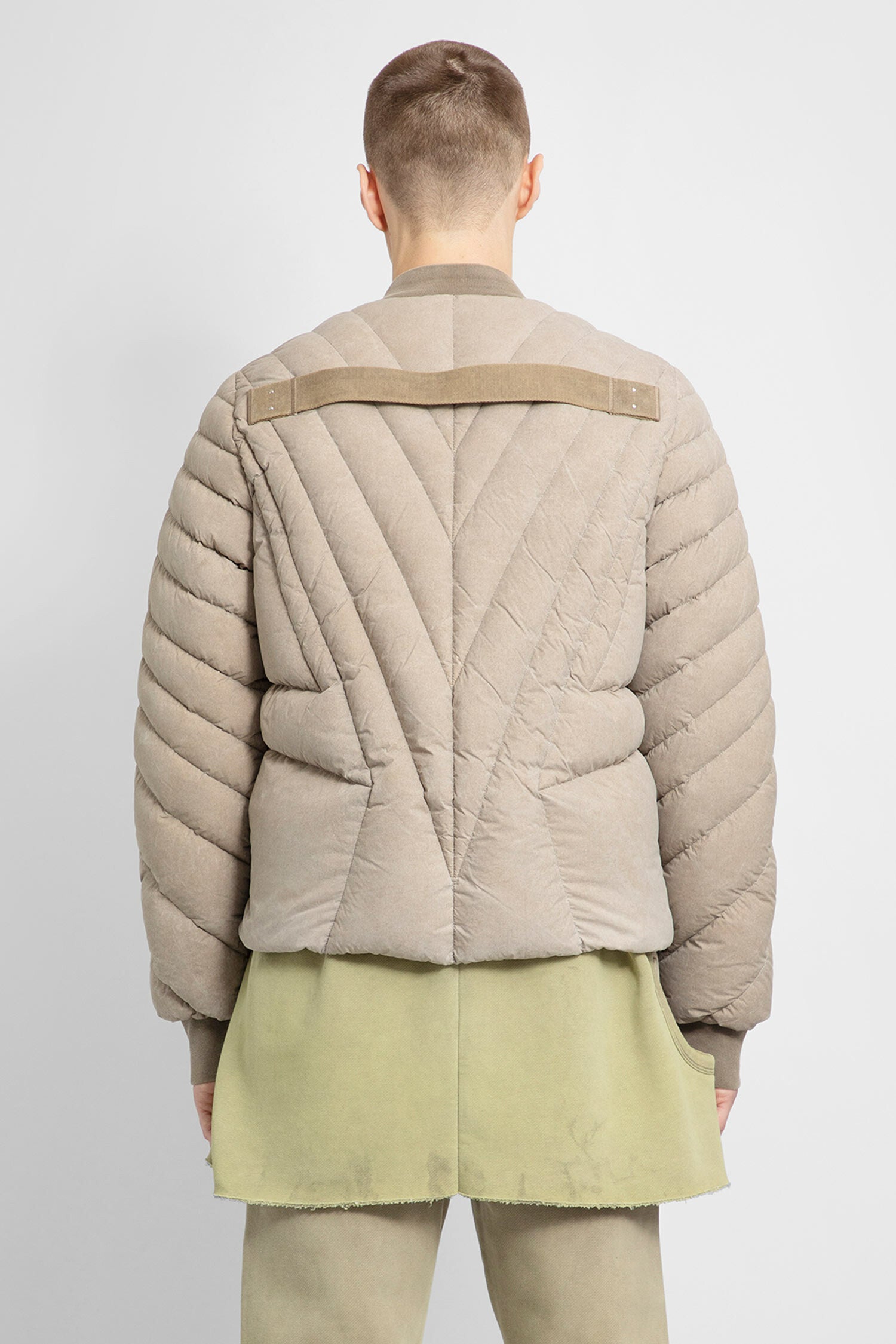 RICK OWENS MAN BEIGE JACKETS