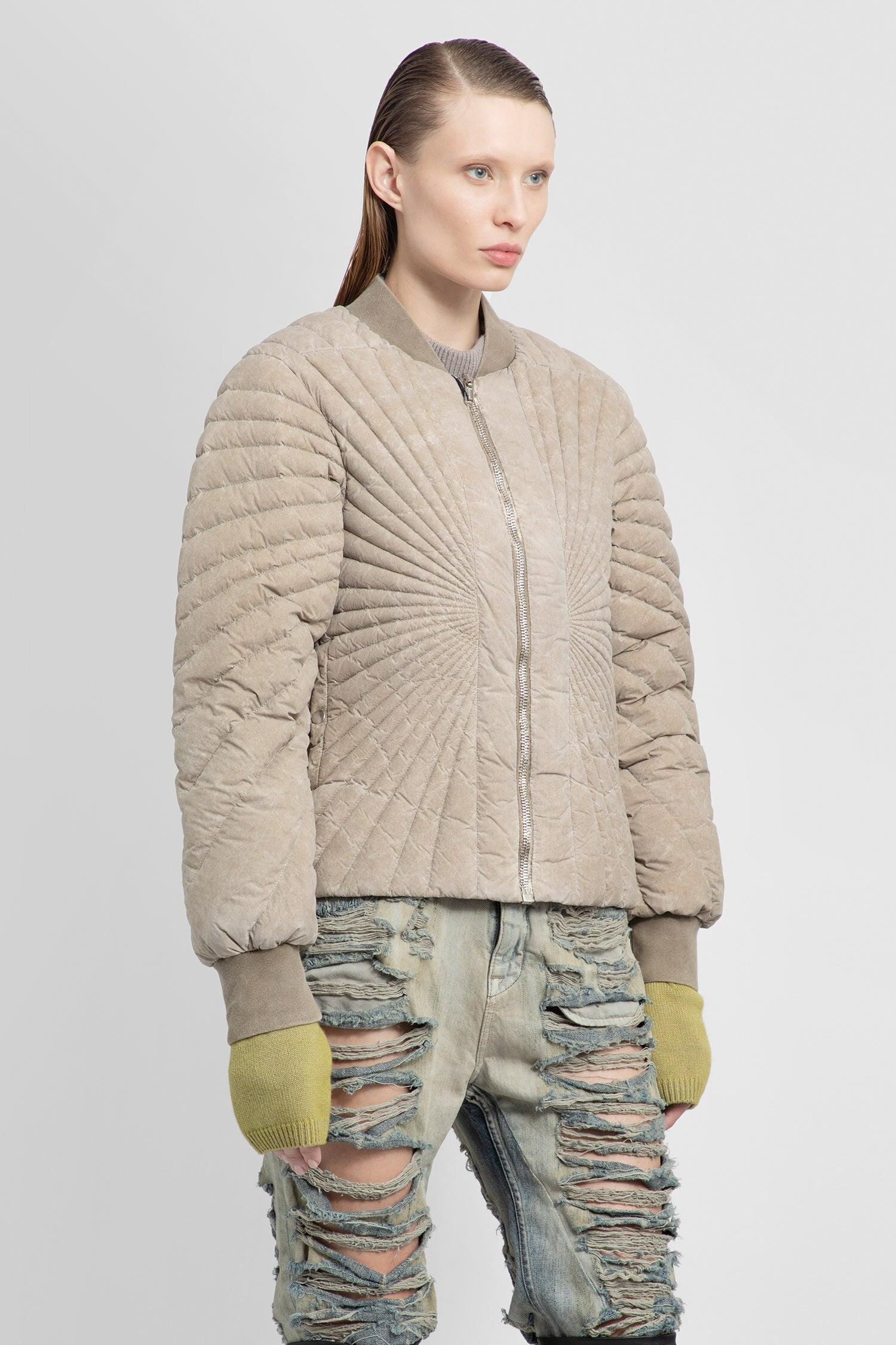 RICK OWENS WOMAN BEIGE JACKETS