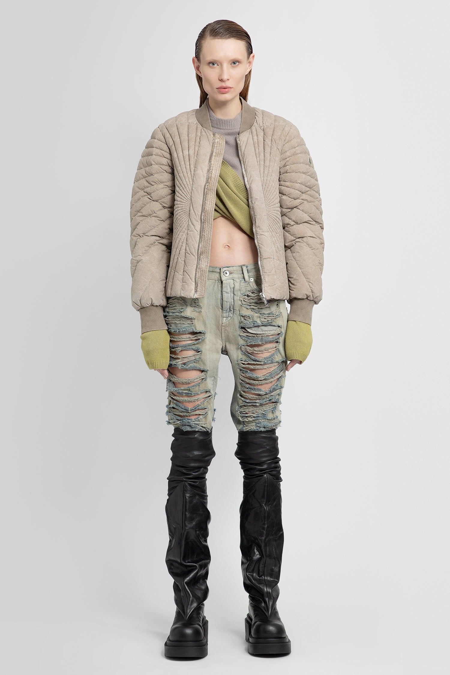 RICK OWENS WOMAN BEIGE JACKETS