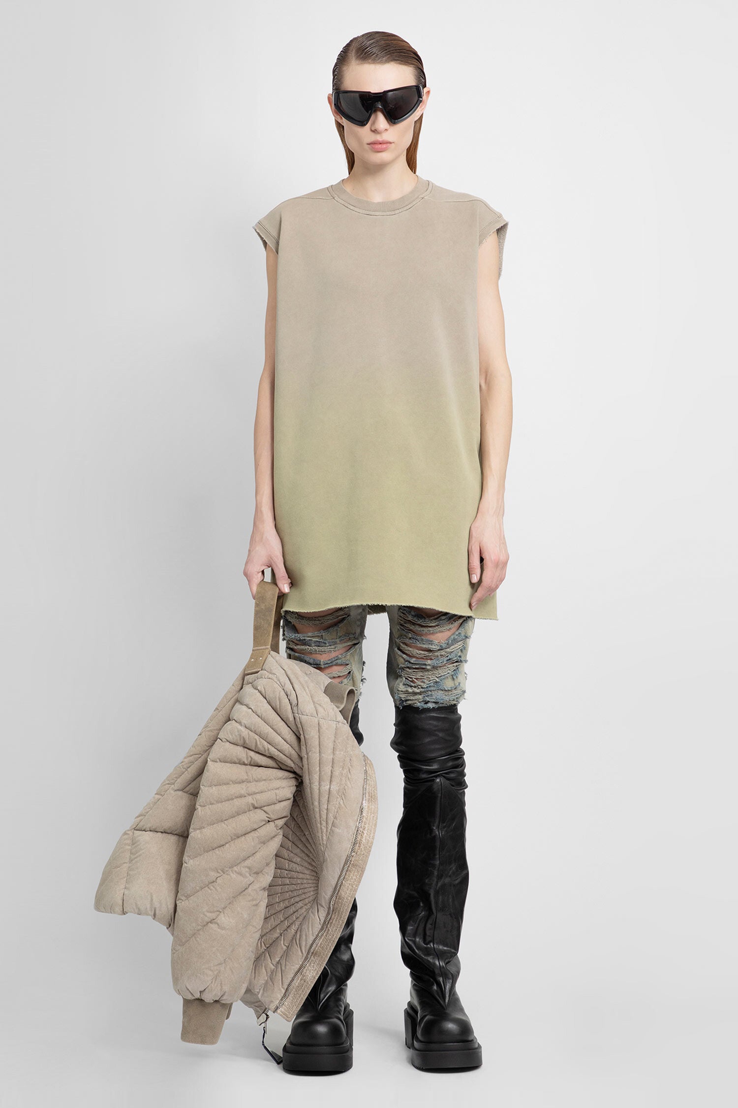 RICK OWENS WOMAN MULTICOLOR T-SHIRTS