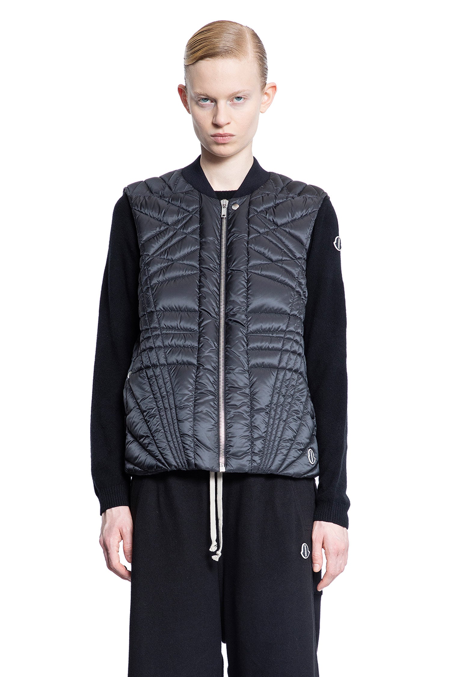 RICK OWENS WOMAN BLACK VESTS