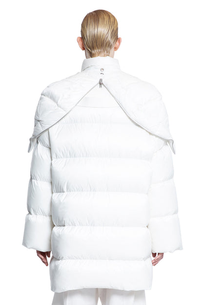 RICK OWENS WOMAN WHITE COATS