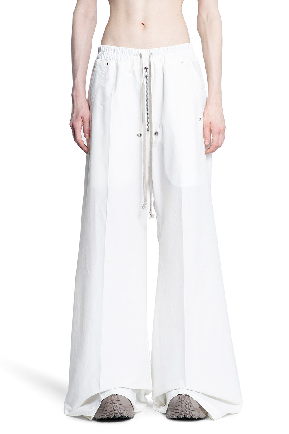 RICK OWENS WOMAN WHITE TROUSERS