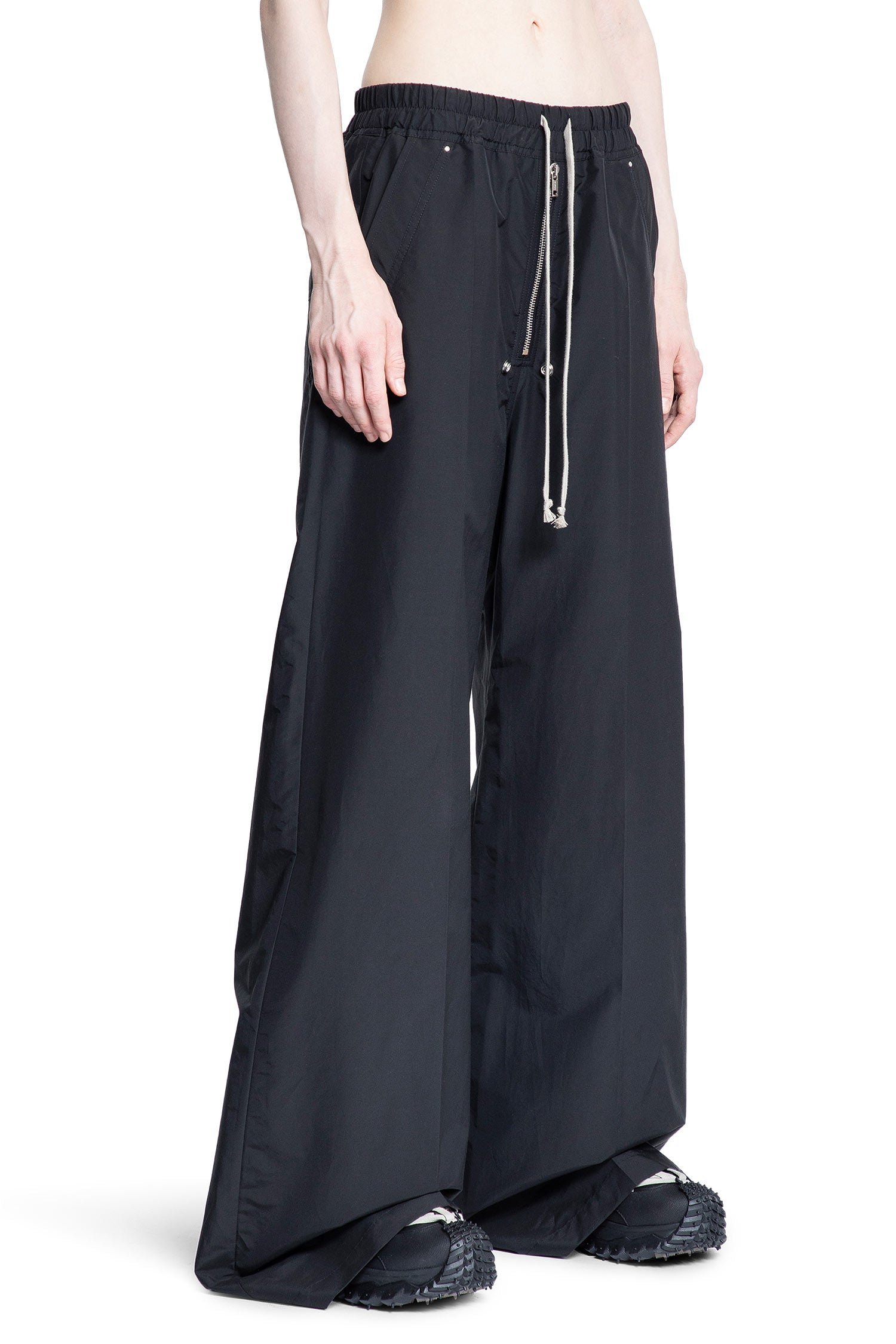 RICK OWENS WOMAN BLACK TROUSERS