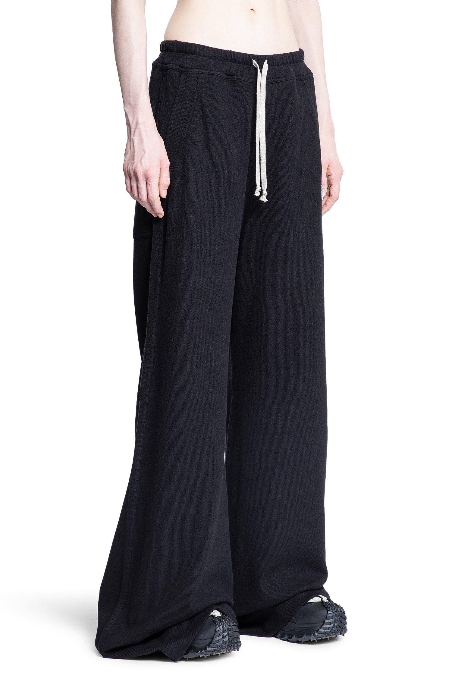 RICK OWENS WOMAN BLACK TROUSERS