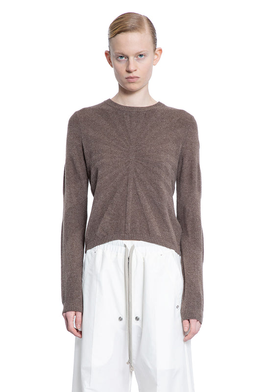 RICK OWENS WOMAN GREY KNITWEAR