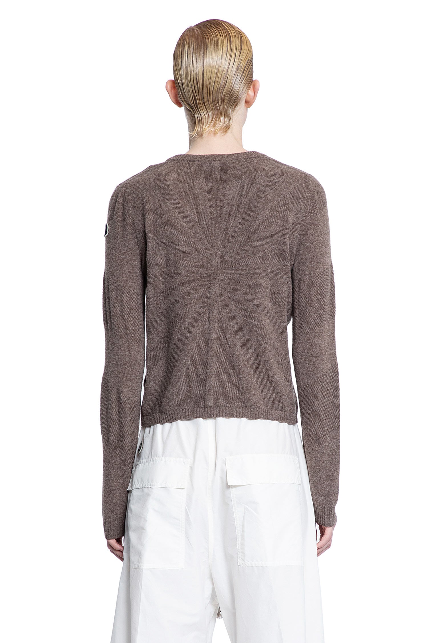 RICK OWENS WOMAN GREY KNITWEAR