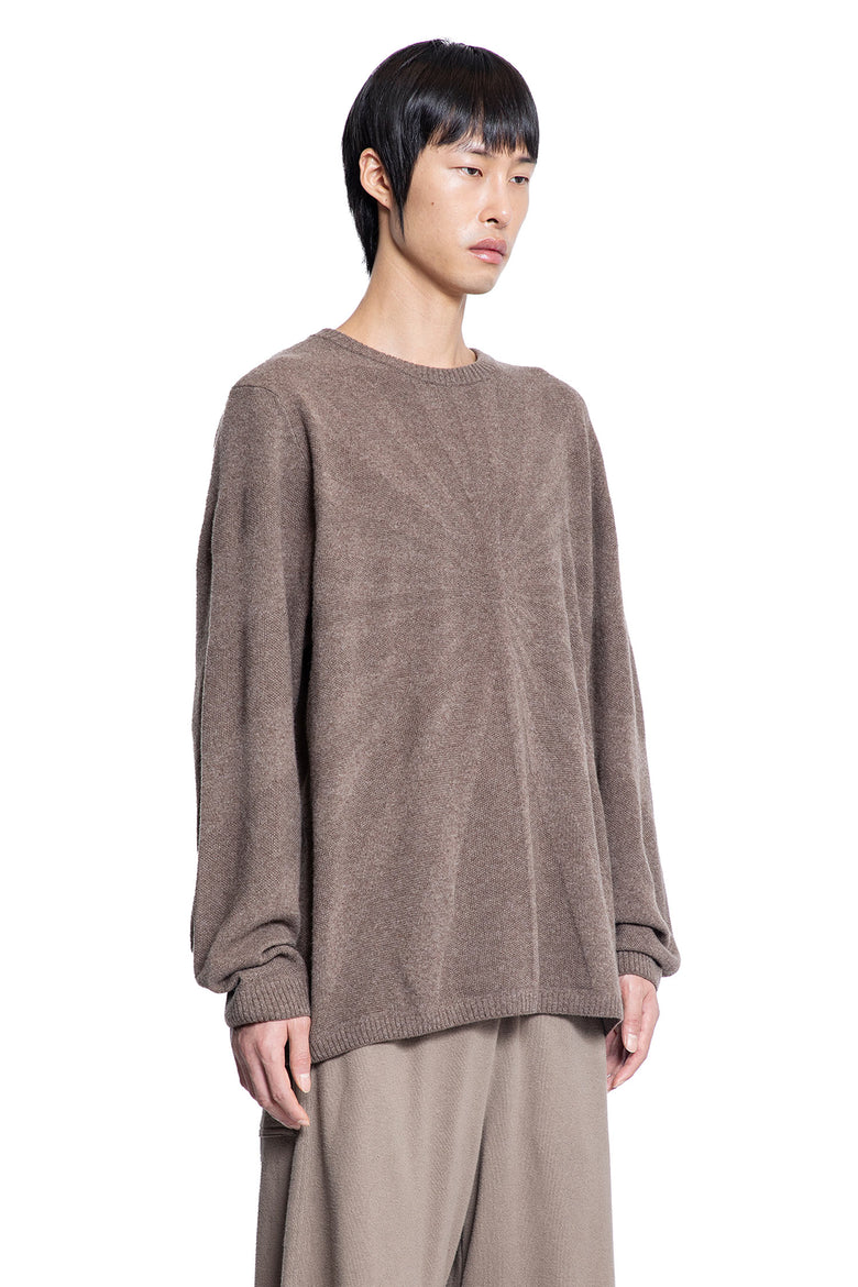 RICK OWENS MAN GREY KNITWEAR