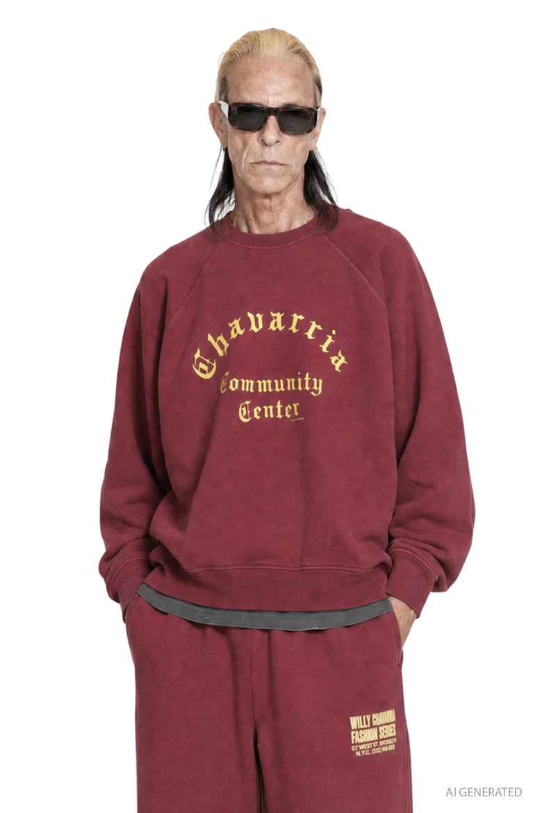 WILLY CHAVARRIA Comunity Center Standard Sweatshirt man
