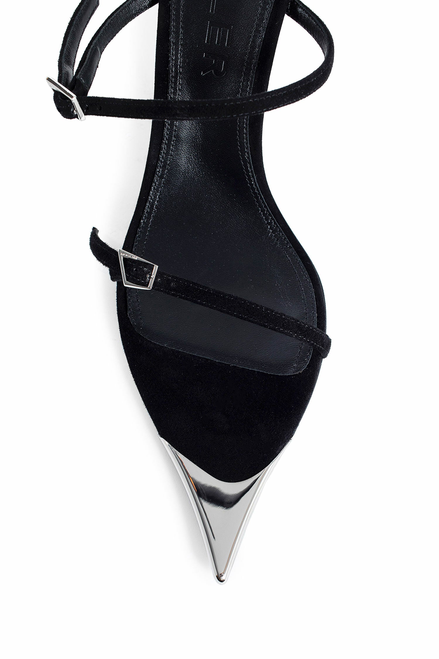 MUGLER WOMAN BLACK MULES