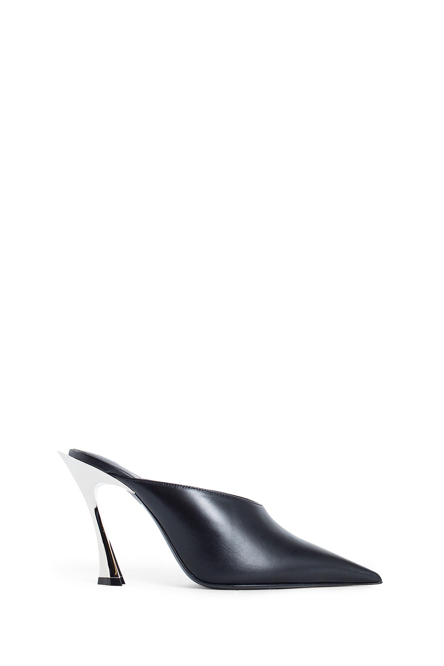 MUGLER WOMAN BLACK MULES