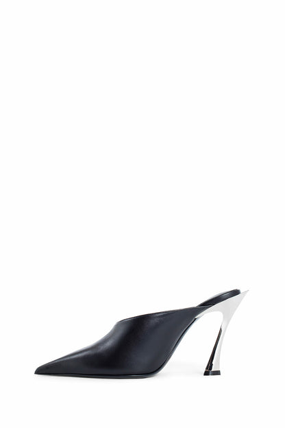 MUGLER WOMAN BLACK MULES