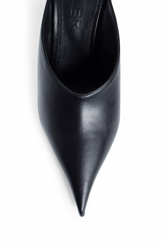 MUGLER WOMAN BLACK MULES