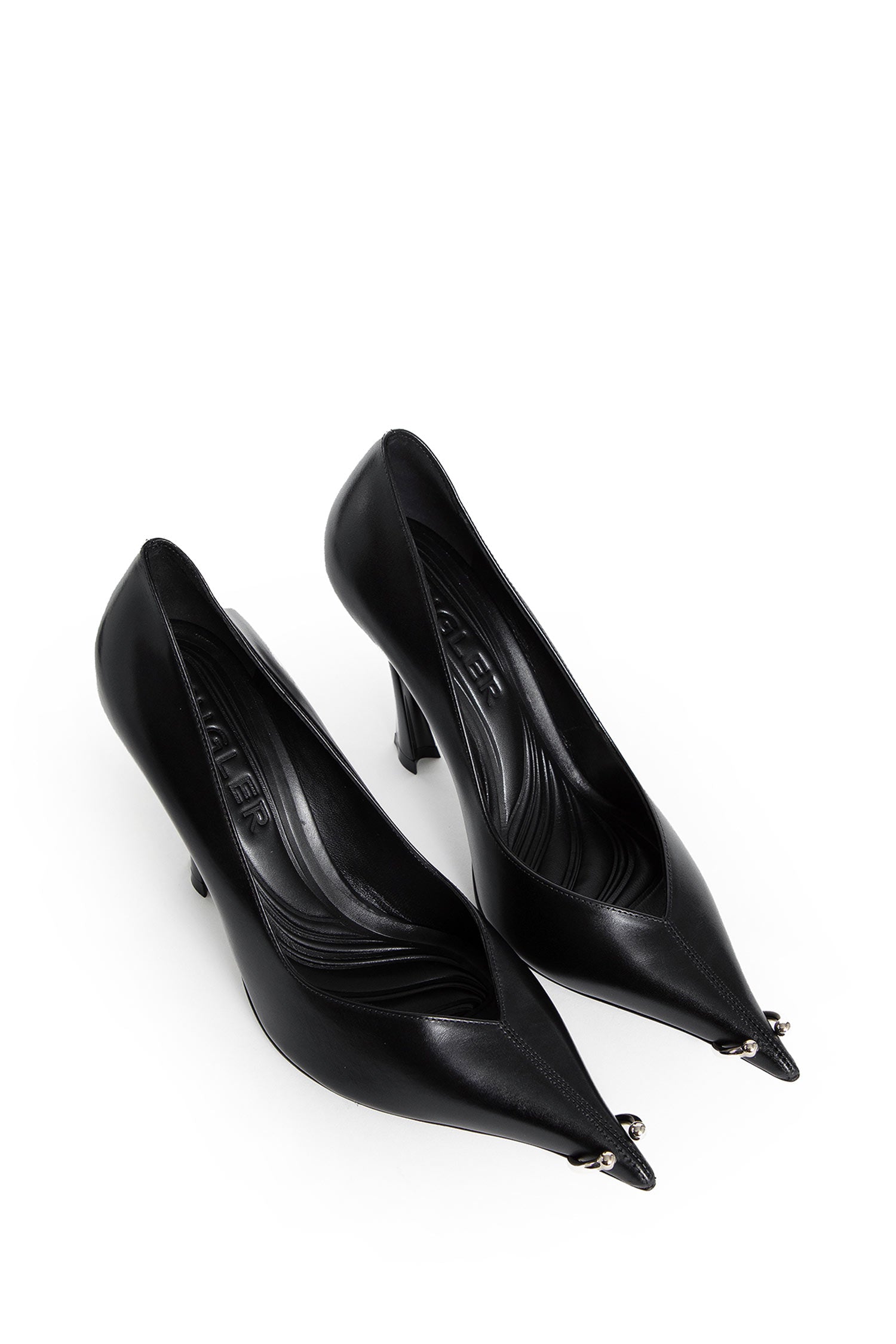 MUGLER WOMAN BLACK PUMPS