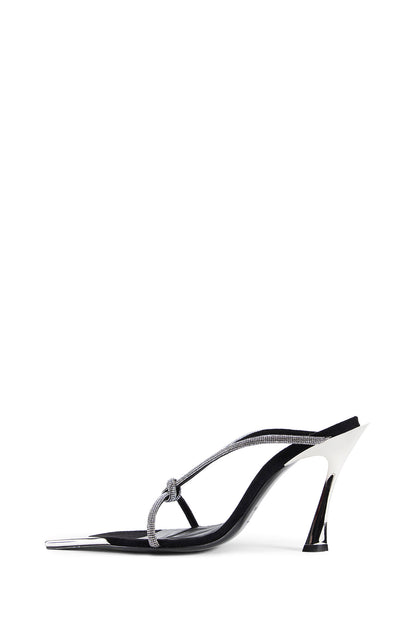 MUGLER WOMAN BLACK SANDALS & SLIDES