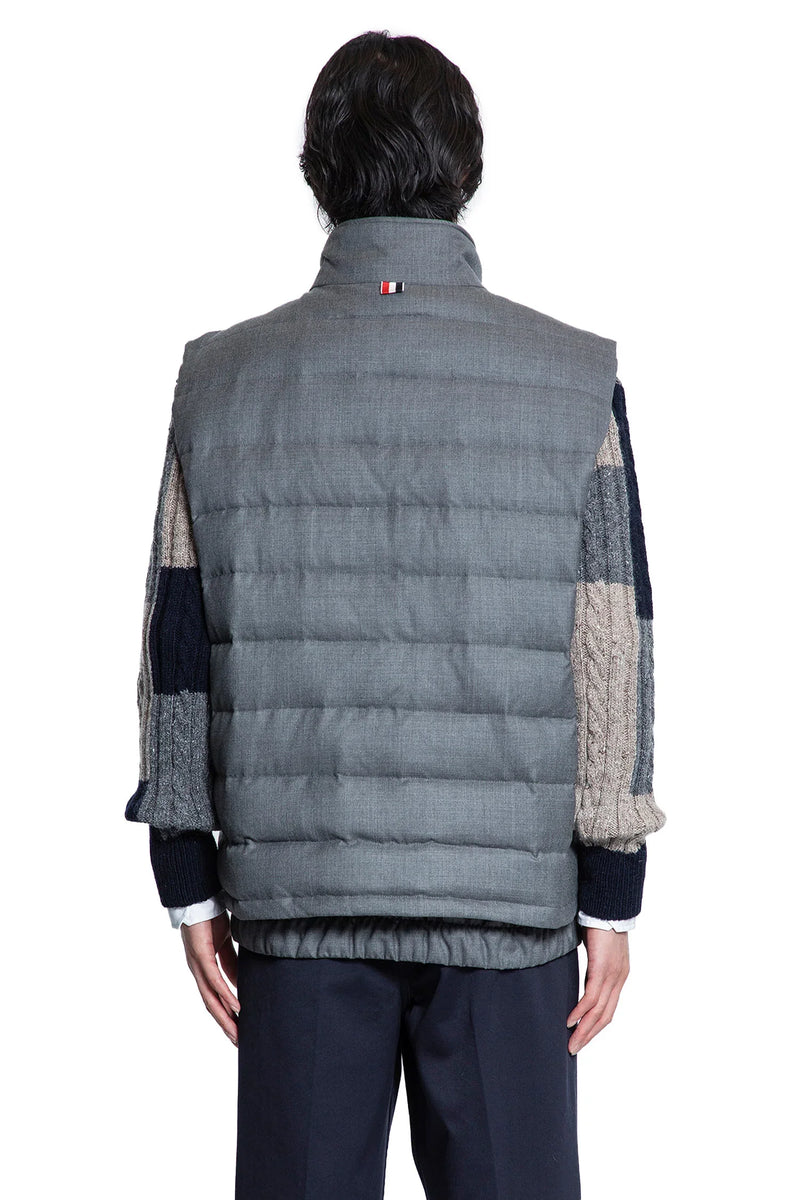 Down Filled Super 120's Twill Ski Vest - Antonioli.eu