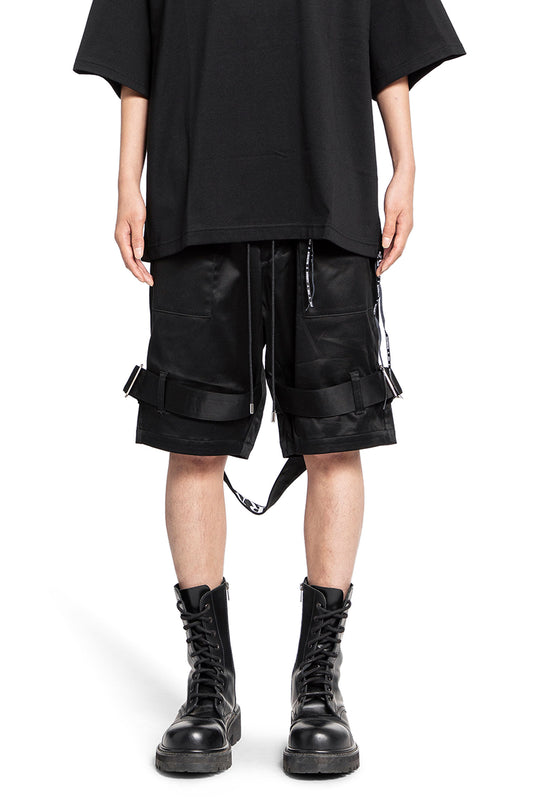 MASTERMIND WORLD MAN BLACK SHORTS & SKIRTS