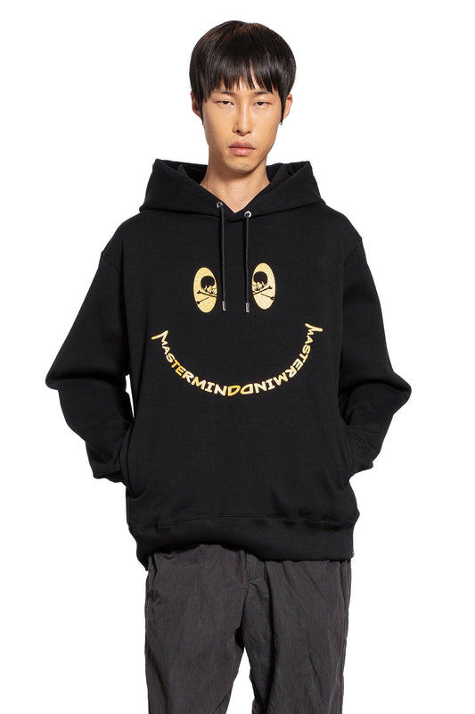 MASTERMIND WORLD MAN BLACK SWEATSHIRTS