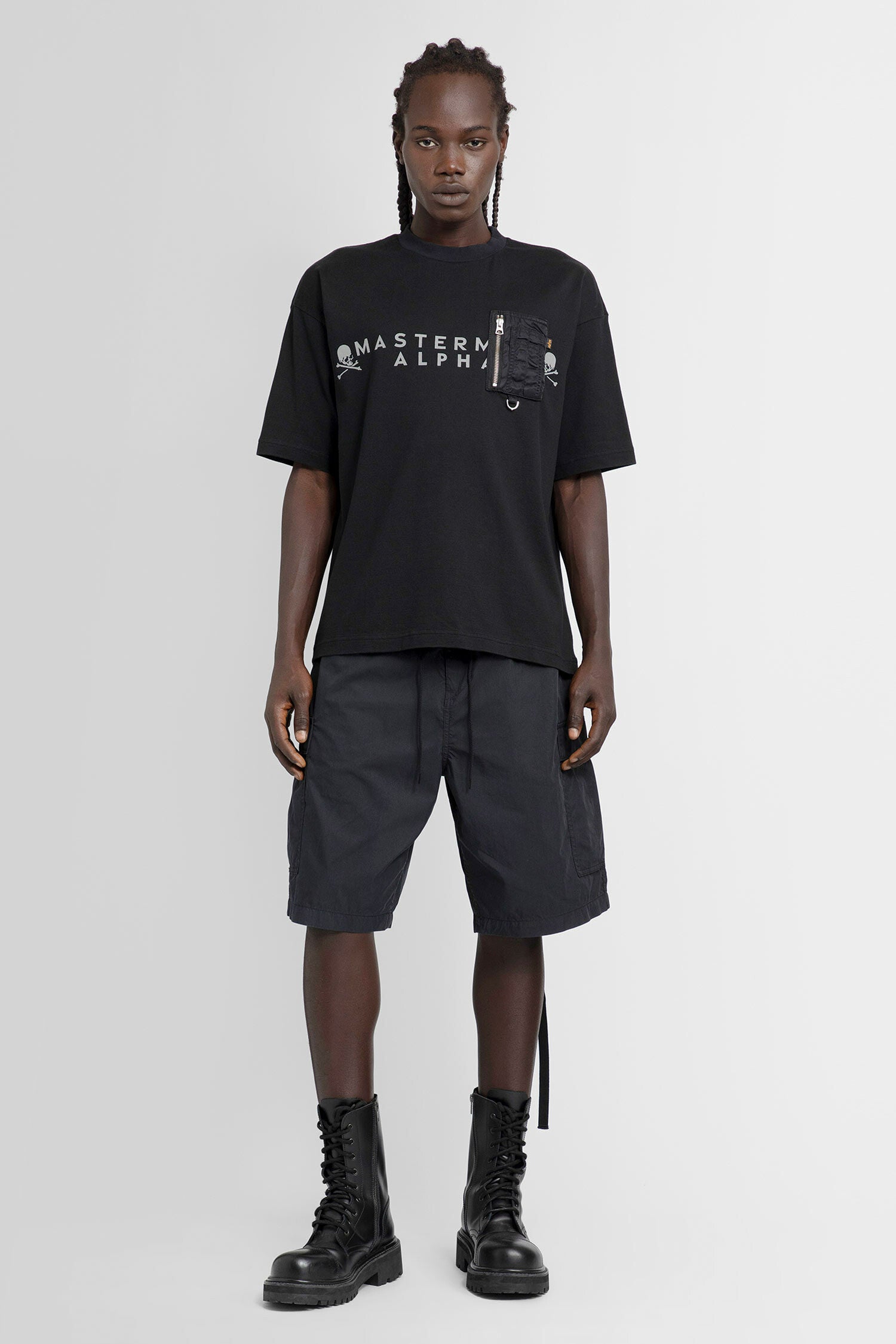 MASTERMIND WORLD MAN BLACK SHORTS & SKIRTS