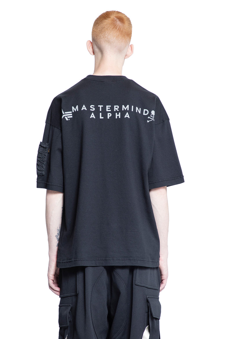 MASTERMIND WORLD MAN BLACK T-SHIRTS & TANK TOPS