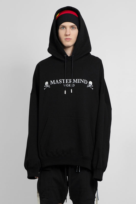 MASTERMIND WORLD MAN BLACK SWEATSHIRTS