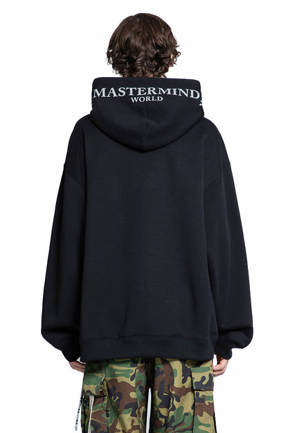 MASTERMIND WORLD MAN BLACK SWEATSHIRTS