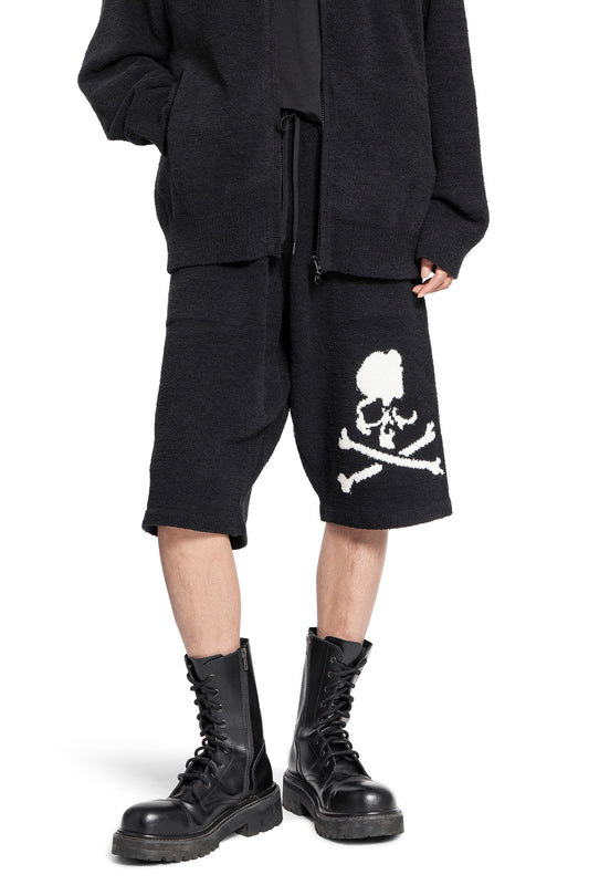 MASTERMIND WORLD MAN BLACK&WHITE SHORTS & SKIRTS