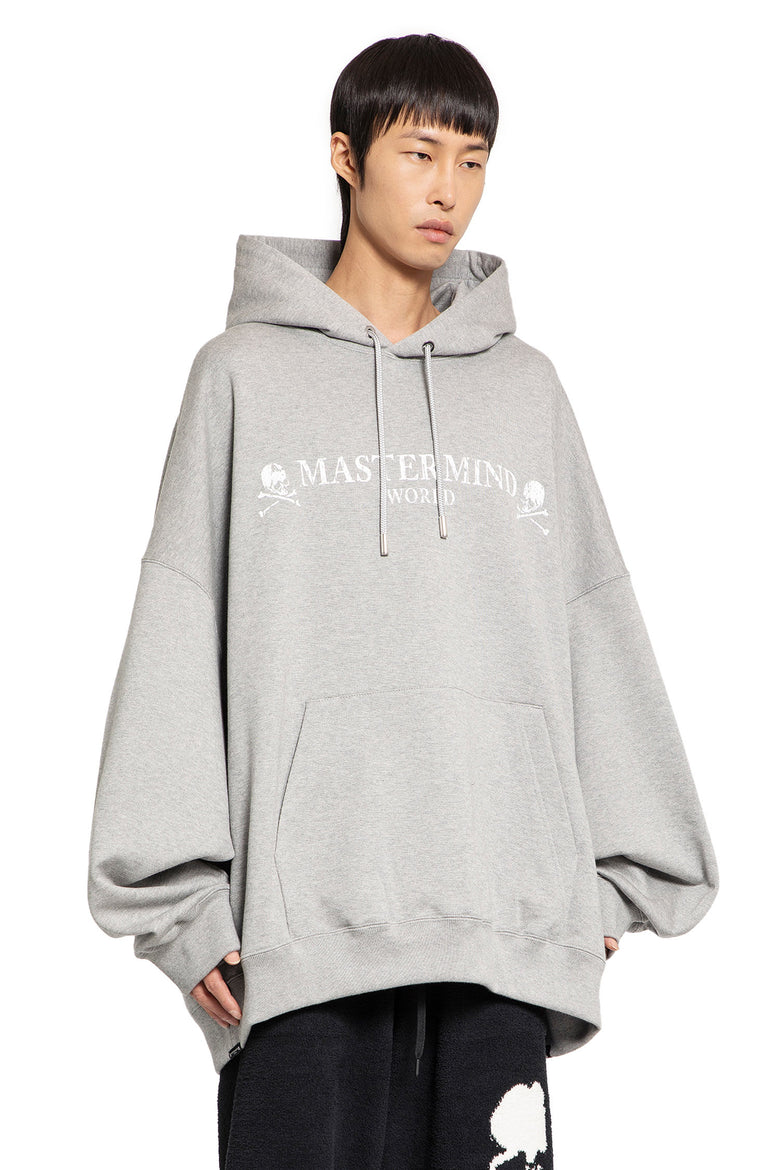 MASTERMIND WORLD MAN GREY SWEATSHIRTS