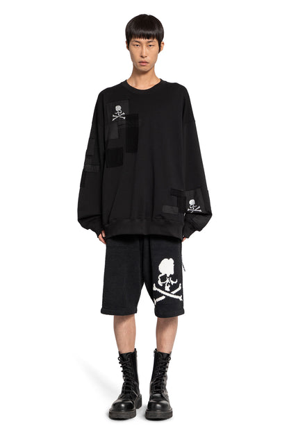 MASTERMIND WORLD MAN BLACK SWEATSHIRTS