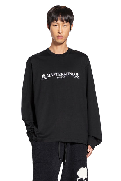 MASTERMIND WORLD MAN BLACK T-SHIRTS & TANK TOPS