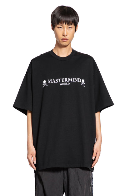 MASTERMIND WORLD MAN BLACK T-SHIRTS & TANK TOPS