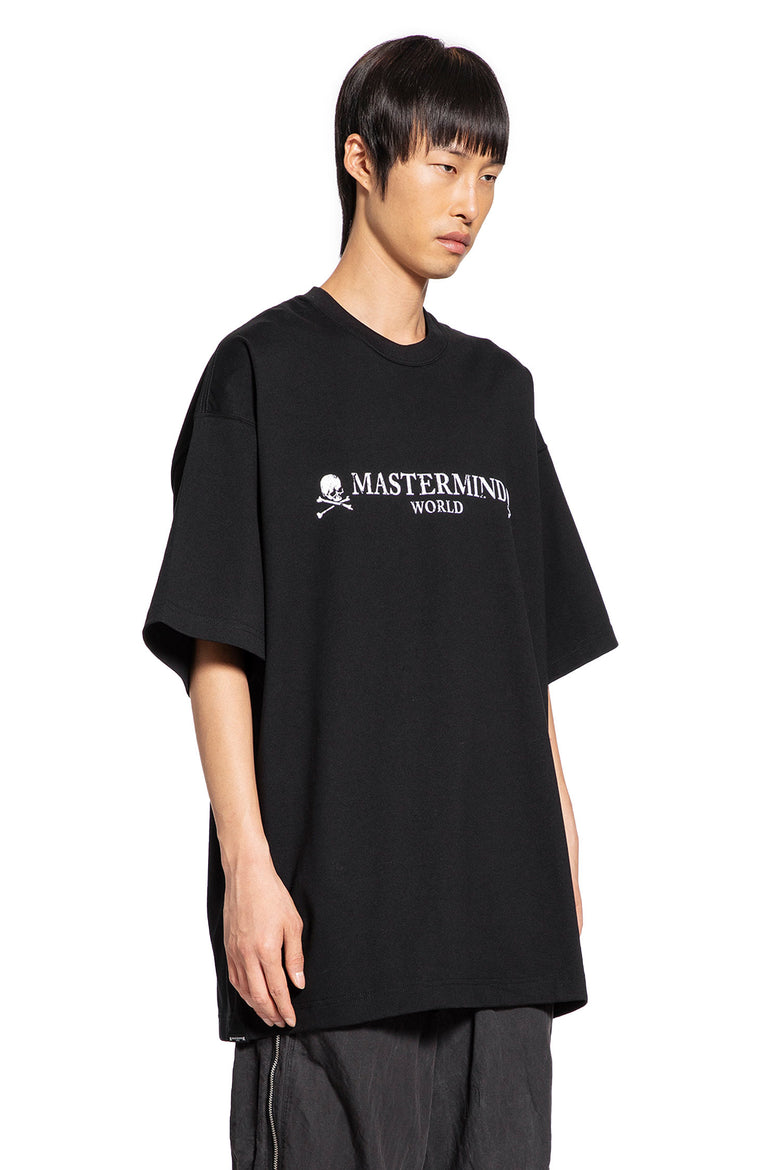 MASTERMIND WORLD MAN BLACK T-SHIRTS & TANK TOPS