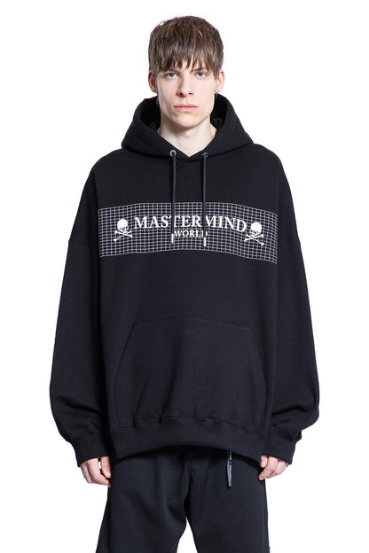 MASTERMIND WORLD MAN BLACK SWEATSHIRTS