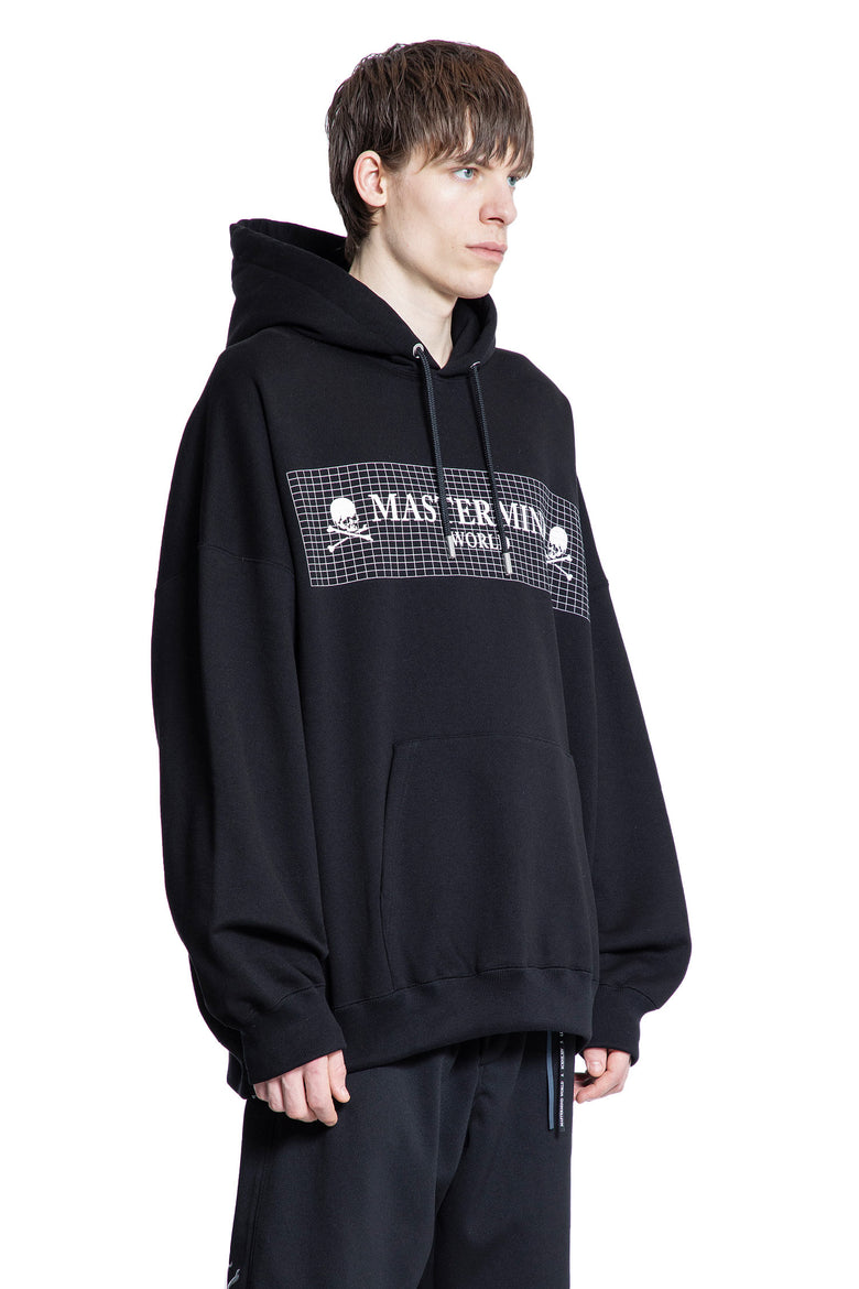 MASTERMIND WORLD MAN BLACK SWEATSHIRTS