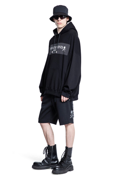 MASTERMIND WORLD MAN BLACK SWEATSHIRTS