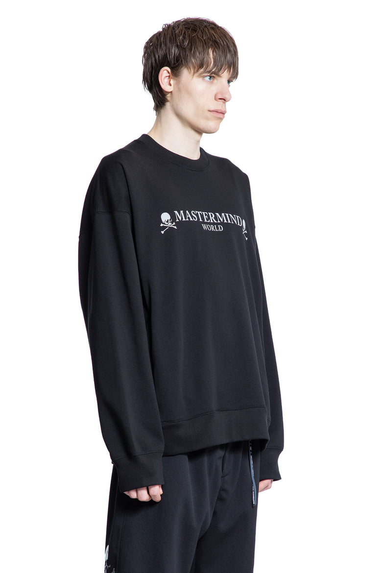 MASTERMIND WORLD MAN BLACK SWEATSHIRTS