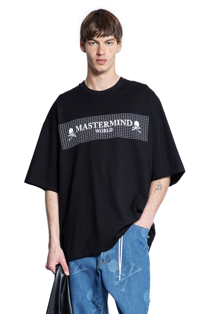 MASTERMIND WORLD MAN BLACK T-SHIRTS & TANK TOPS