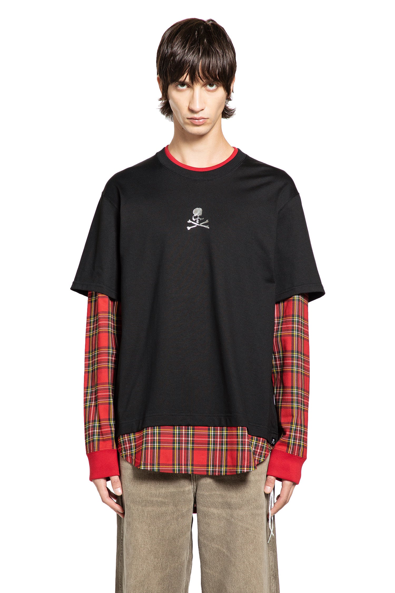 MASTERMIND WORLD MAN BLACK SHIRTS
