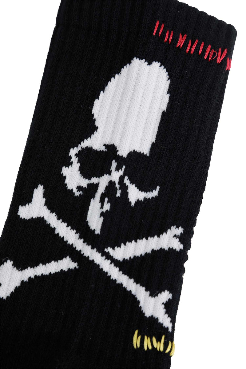 MASTERMIND WORLD MV Stitch Ribbed Knit Socks man