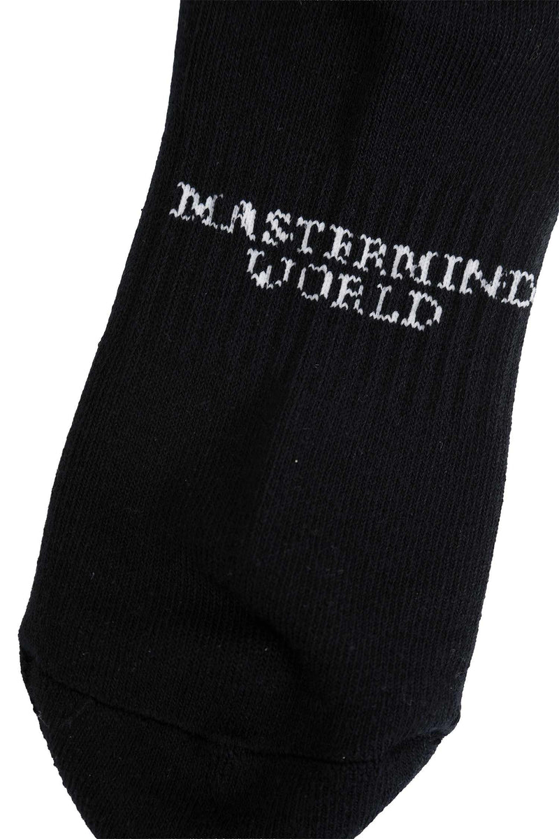 MASTERMIND WORLD MV Stitch Ribbed Knit Socks man