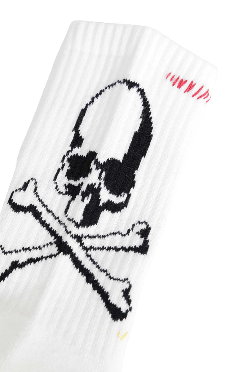 MASTERMIND WORLD MW Stitch Ribbed Knit Socks man