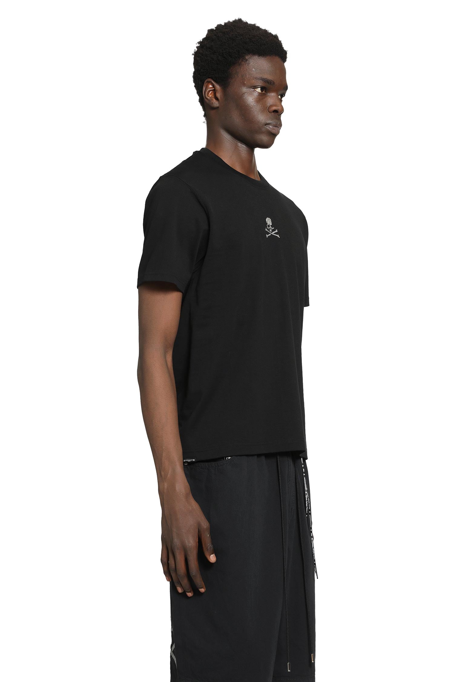 MASTERMIND WORLD Rhinestone Cotton T-Shirt man